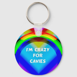 Llavero Estoy loco por Cavies Guinea Pig Keychain