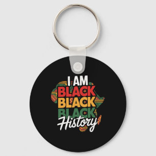 Llavero Estoy Orgulloso De La Historia Negra Afro Melanina