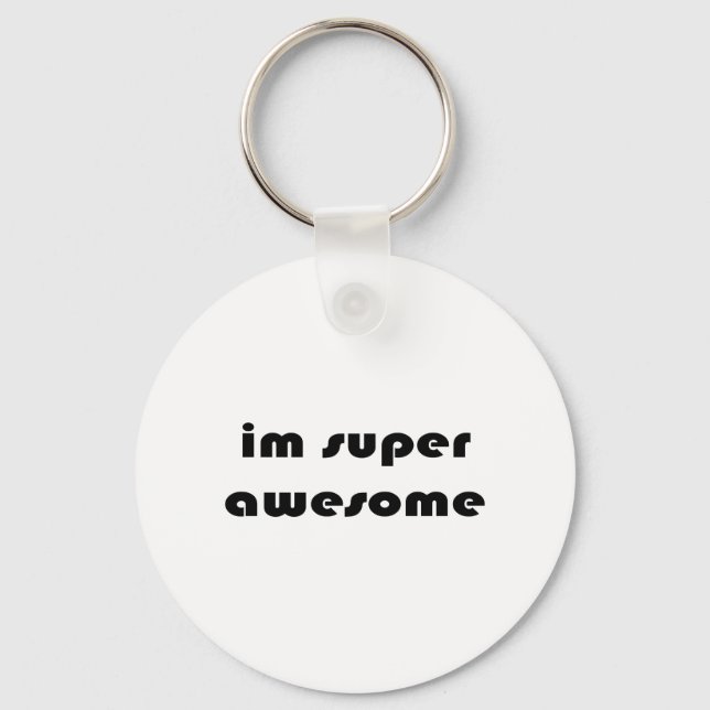 Llavero "Estoy super genial" (Anverso)