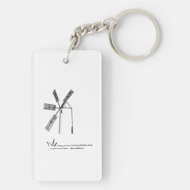 Llavero estoy un poco ocupado sonriendo (Atrás)