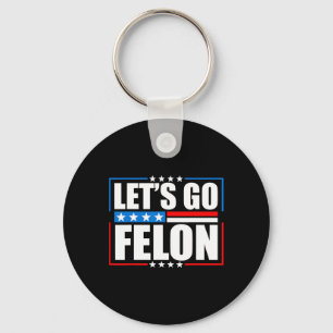Llavero Estoy votando a Felon 2024 Tee condenado - Trump, 