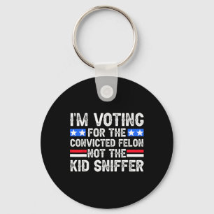Llavero Estoy Votando A Felon Trump 2024, Condenado, No A