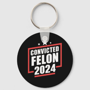 Llavero Estoy votando por el delincuente convicto 2024 Tru
