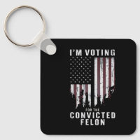 Estoy votando por el delincuente convicto Pro Trum