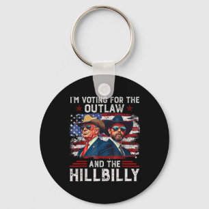 Llavero Estoy votando por el forajido y el trump hillbilly