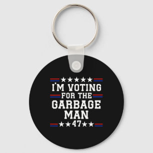 Llavero Estoy votando por el hombre de Garge - Garge para 