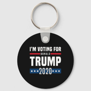 Llavero Estoy votando por la elección de Trump