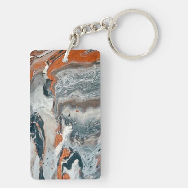 Llavero Estratos de la cadena de claves acrílicas (Atrás)