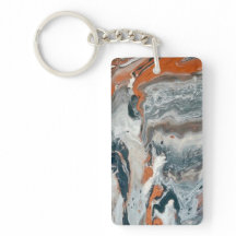 Estratos de la cadena de claves acrílicas