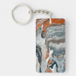 Llavero Estratos de la cadena de claves acrílicas