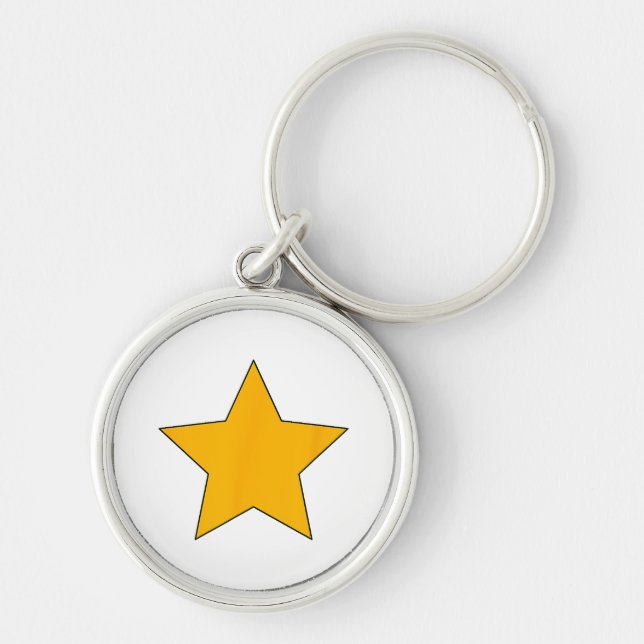 Llavero Estrella amarilla (Frente)