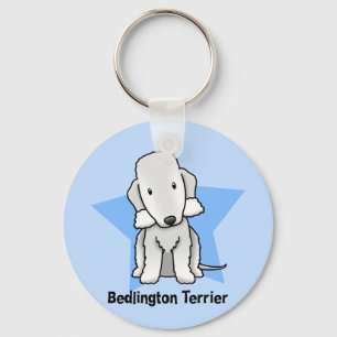 Llavero Estrella Bedlington Terrier de Kawaii