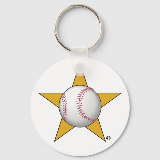 Llavero Estrella de Béisbol (Anverso)