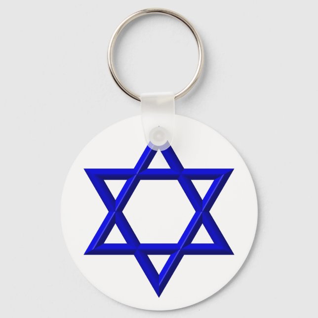 Llavero Estrella de David (Anverso)
