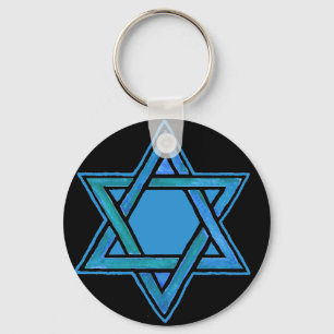 Llavero Estrella de David Keychain