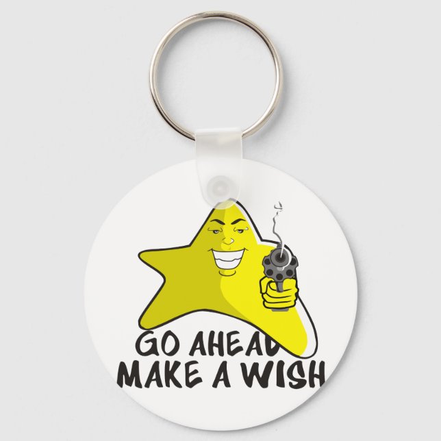 LLAVERO ESTRELLA DE DISPAROS EN CAMISETA (Anverso)