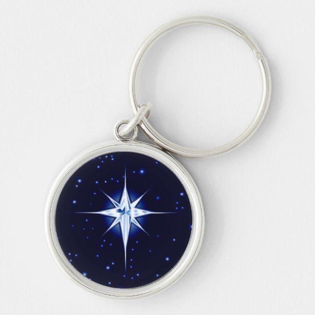Llavero Estrella de la natividad del navidad (Frente)