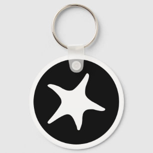 Llavero Estrella de mar BW