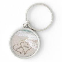 Estrella de mar de la costa y corazones de playa