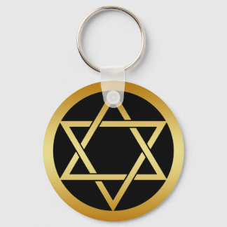 LLAVERO ESTRELLA DE ORO DE DAVID