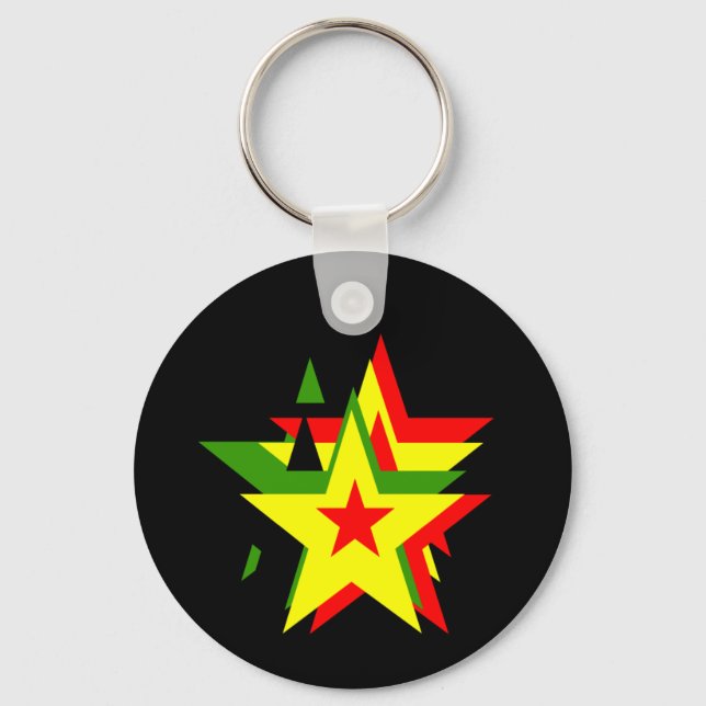 Llavero Estrella de reggae (Anverso)