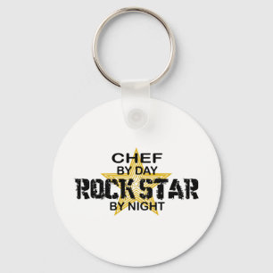 Llavero Estrella de rock de chef por noche
