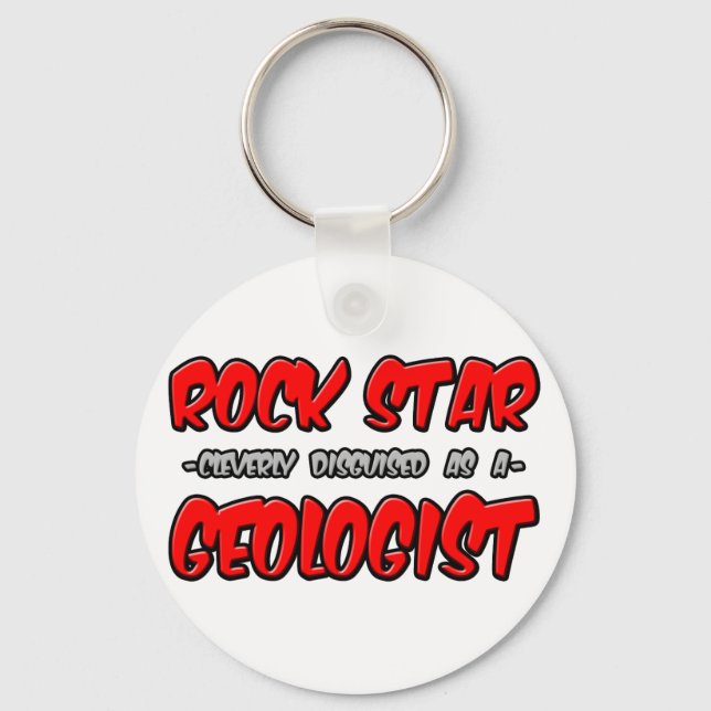 Llavero Estrella de rock... geólogo (Anverso)