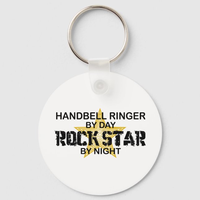 Llavero Estrella de rock Handbell RInger por noche (Anverso)