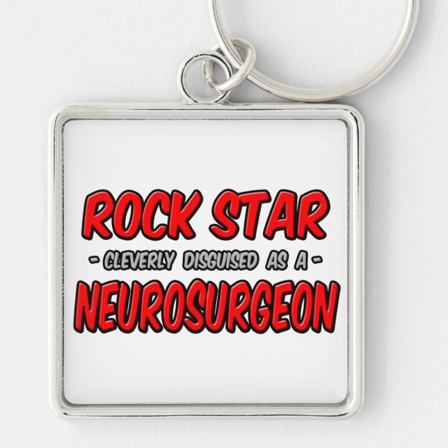 Llavero Estrella de rock... Neurocirujano (Frente)