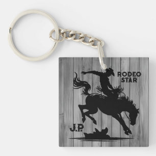 Llavero Estrella de Rodeo Personalizada