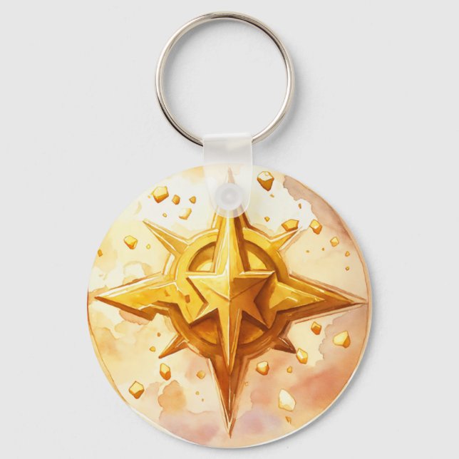 Llavero Estrella dorada (Anverso)