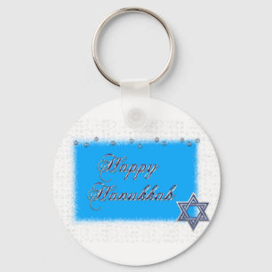 Llavero estrella feliz de hanukkah
