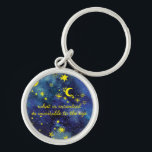 Llavero ESTRELLA LA CUOTA DEL principito<br><div class="desc">"Y ahora aquí está mi secreto,  un secreto muy simple: sólo con el corazón se puede ver con razón; lo esencial es invisible a los ojos." — Antoine de Saint-Exupéry,  El Principito</div>