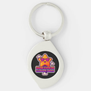 Llavero Estrella Neon Kawaii - "Brilla incluso en días nub