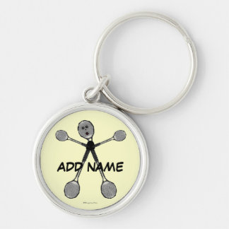 Llavero Estrella personalizado Badminton