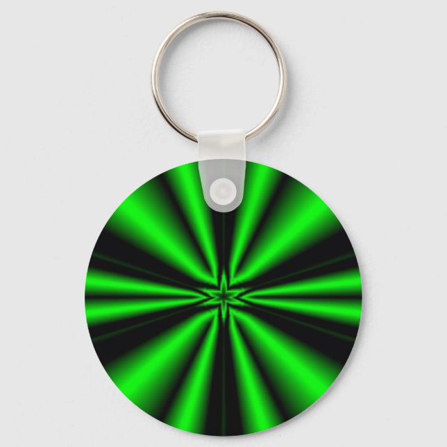 Llavero estrella verde de esperanza (Anverso)