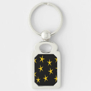 LLAVERO ESTRELLAS AMARILLAS