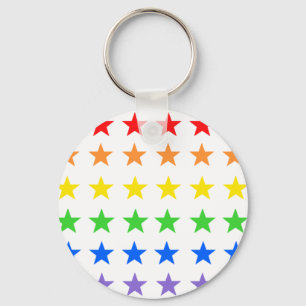 Llavero Estrellas arcoiris