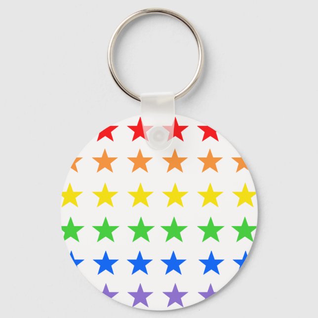 Llavero Estrellas arcoiris (Anverso)