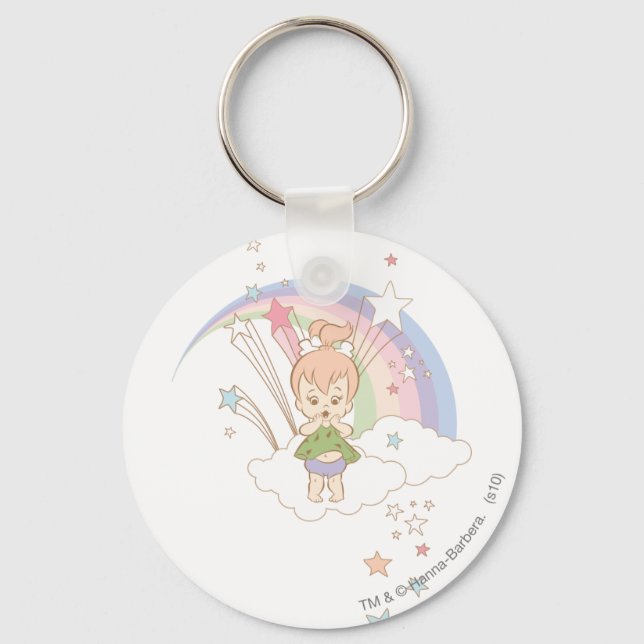 Llavero Estrellas arcoiris PEBBLES™ (Anverso)