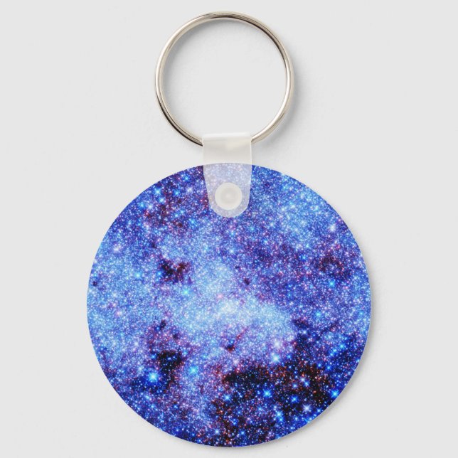 Llavero Estrellas de espuma azul (Anverso)