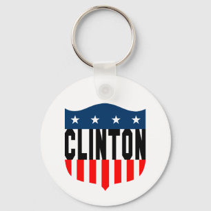 Llavero estrellas de hillary clinton y rayas