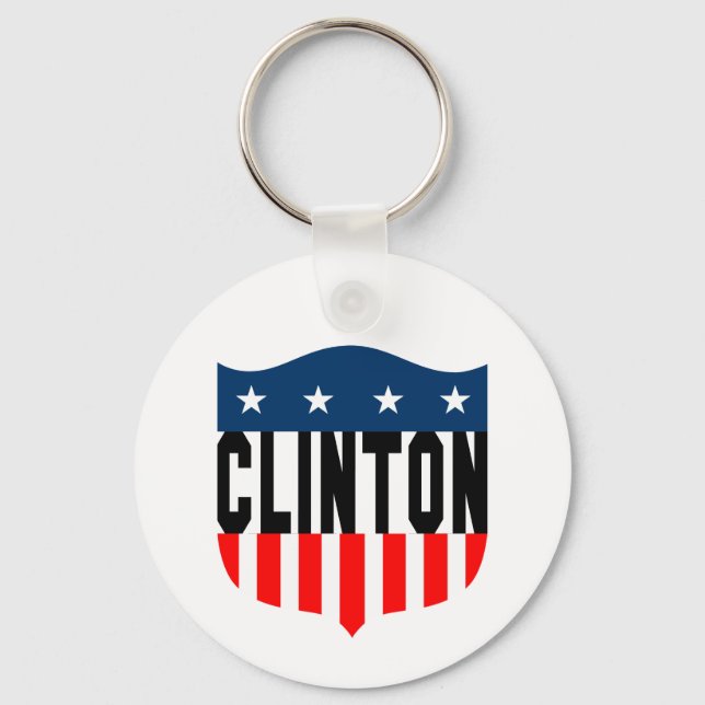 Llavero estrellas de hillary clinton y rayas (Anverso)