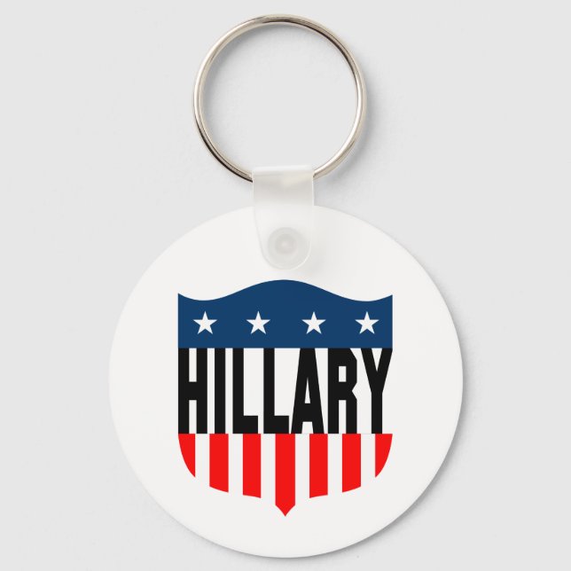 Llavero estrellas de hillary clinton y rayas (Anverso)