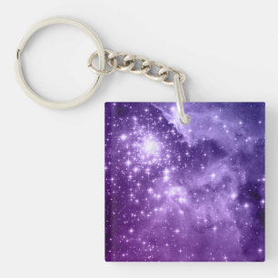 Llavero Estrellas de Magia Púrpura