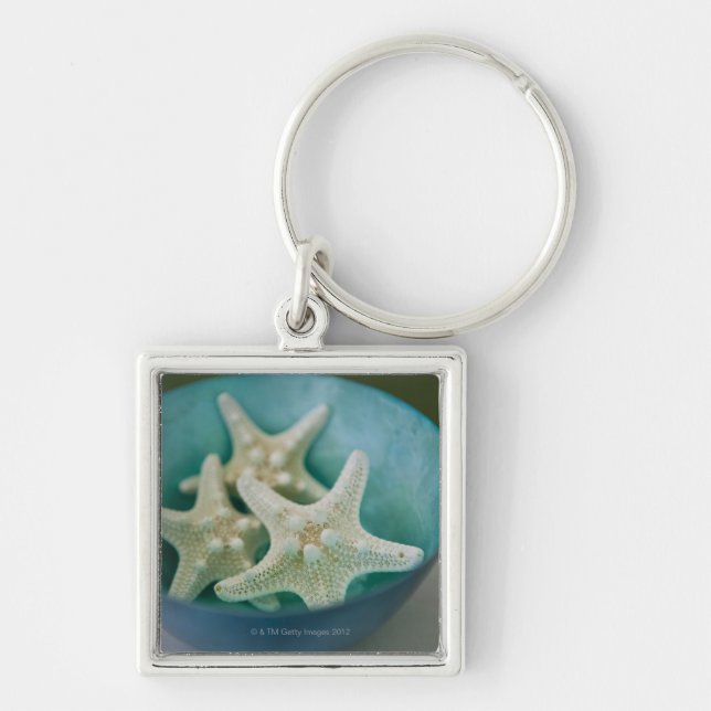 Llavero Estrellas de mar en cuenco (Frente)