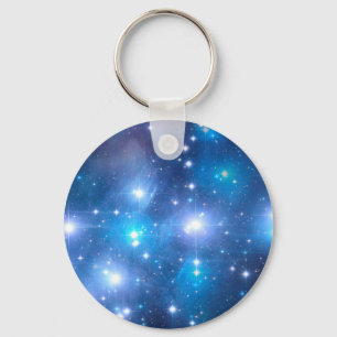 Llavero Estrellas del Universo Azul + tus ideas