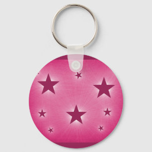 Llavero Estrellas en la cadena nocturna del cielo, Magenta