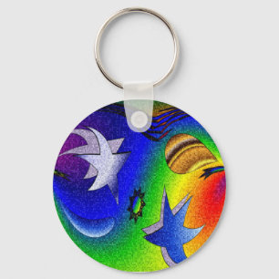 Llavero Estrellas felices