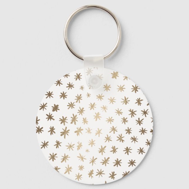 Llavero Estrellas metálicas - oro (Anverso)